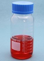 Reagent Bottle with Screw Cap, Clear, GL80, Boro 3.3 