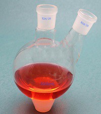 Boiling Flask Two Neck Ground Mouth RoundFlat Bottom 3 