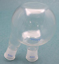 Boiling Flask Two Neck Ground Mouth RoundFlat Bottom 4