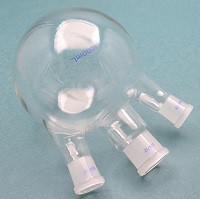 Boiling Flask Three Neck Ground Mouth RoundFlat Bottom 5