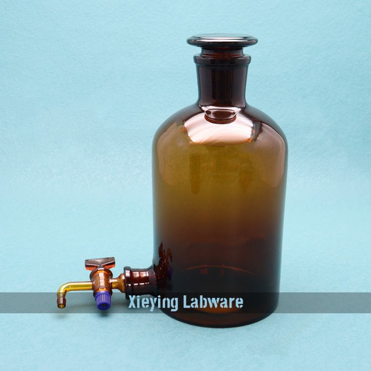 Lab Amber Glass Aspirator Bottle