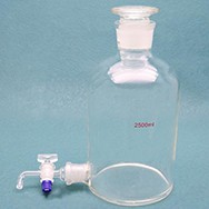Aspirator Bottle with Bottom Stopcock，Clear