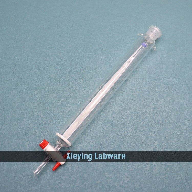PTFE stopcock Chromatography Column