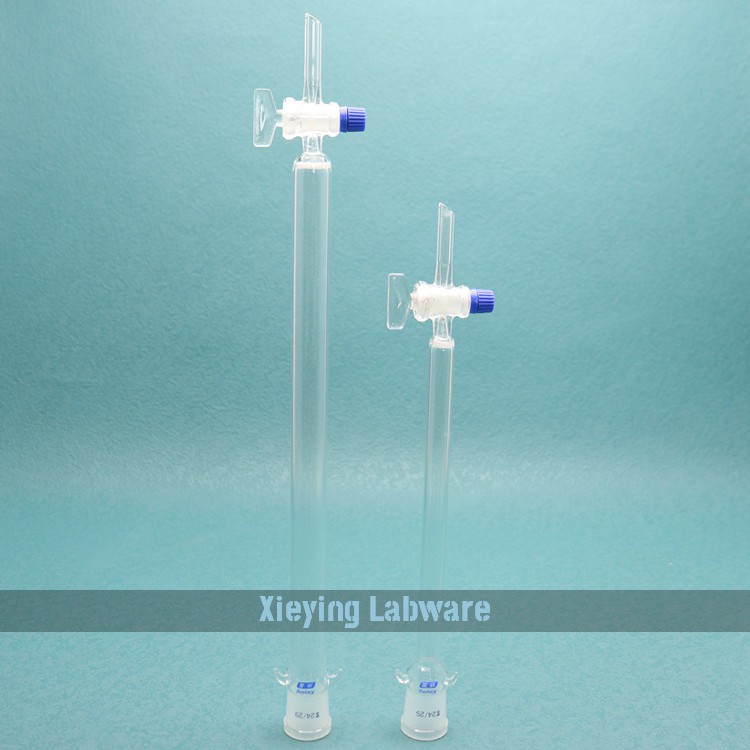 Glass stopcock Chromatography Column