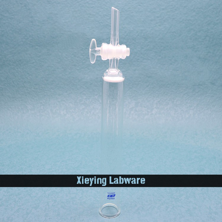 Glass stopcock Chromatography Column