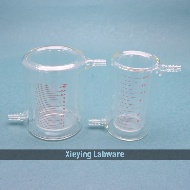Double wall Glass jacketed Beaker