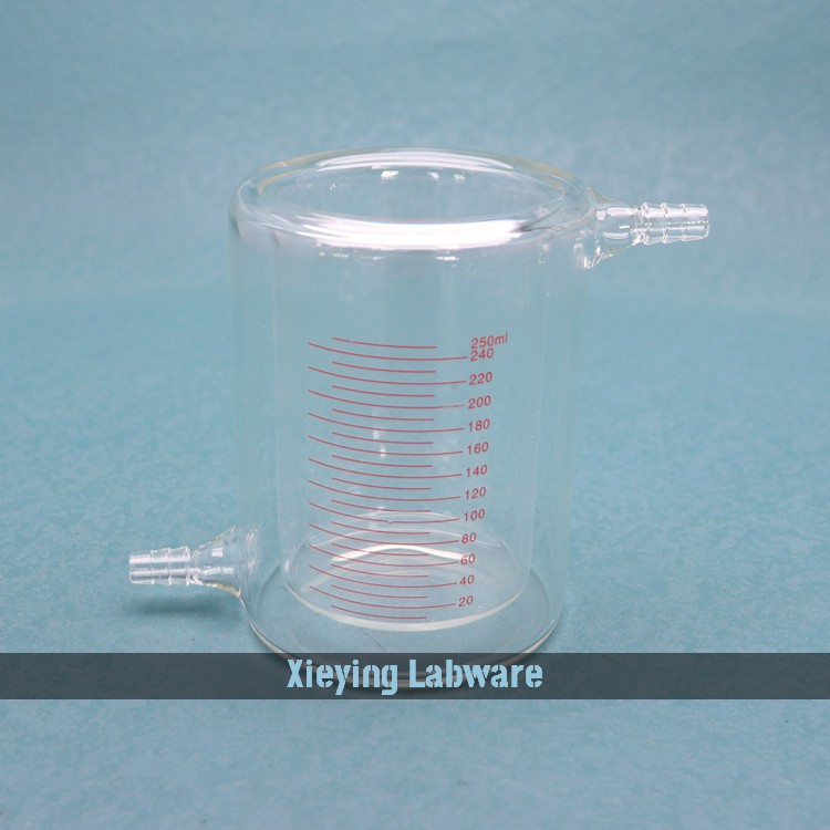 Glass Double layer Jacketed Beaker