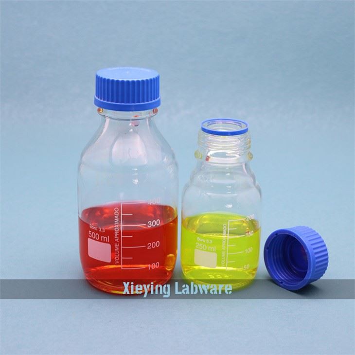 Clear GL45 Reagent Bottle
