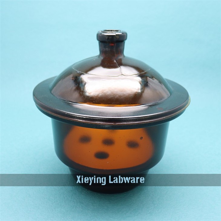 Amber Glass Desiccator