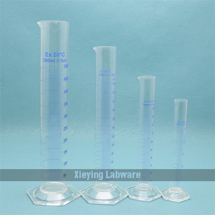 Chemistry Laboratory Glass Measuring Cylinder