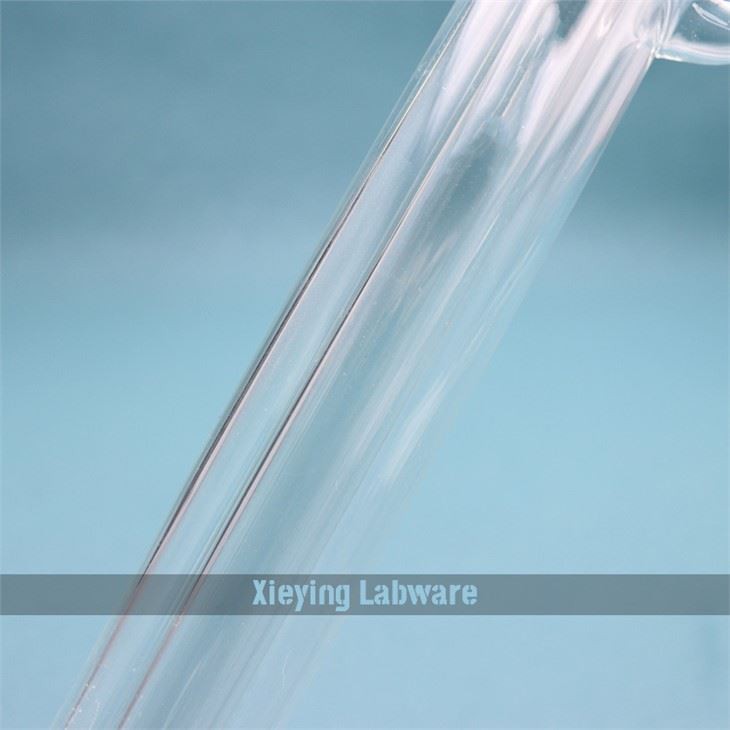 clear liebig borosilicate glass condenser