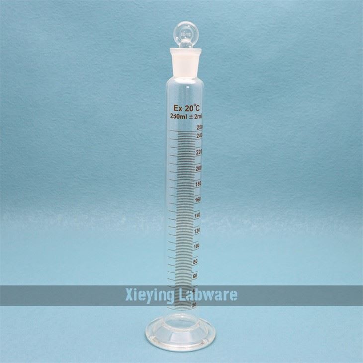 Borosilicate Glass Measuring Cylinder with stopper