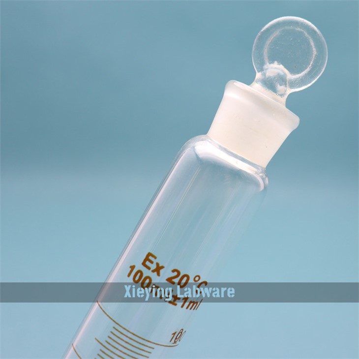 measuring cylinder with stopper