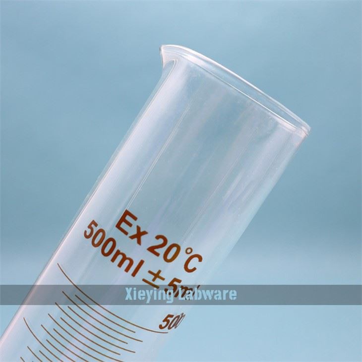 Glass Measuring Cylinder With Round base