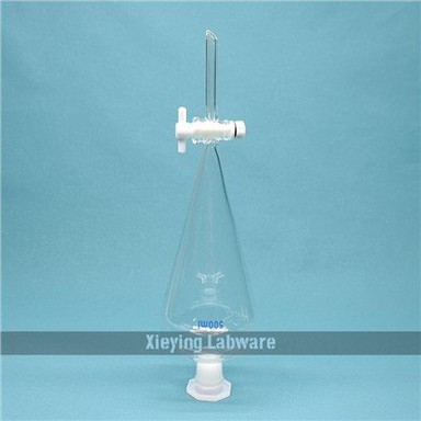 Pear Shape Separating Funnel with PTFE Stopcock