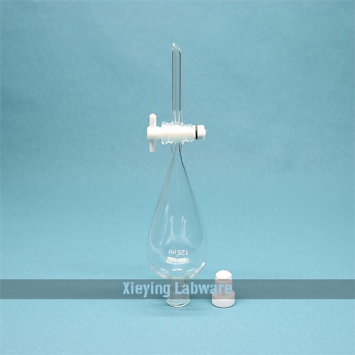 Pear Shaped Glass Separating Funnel