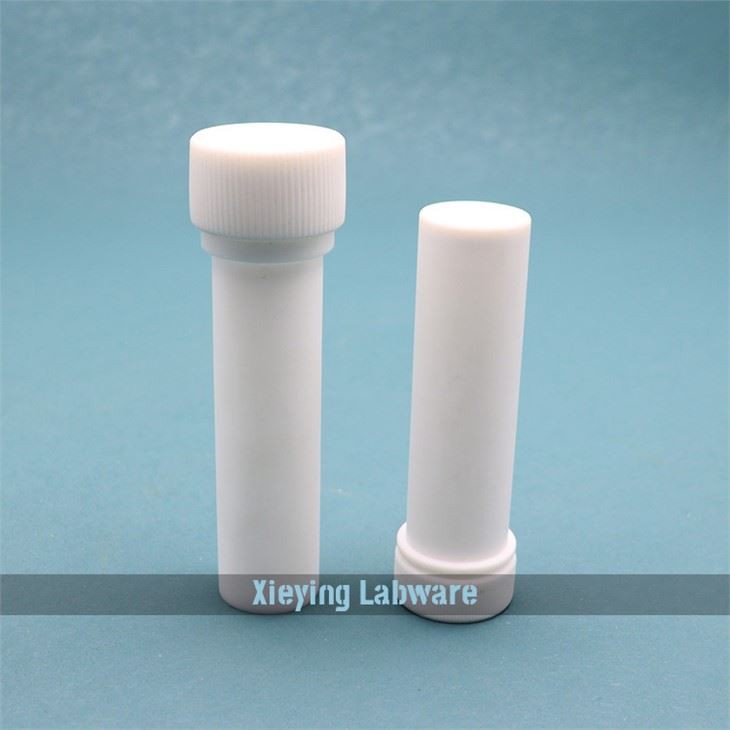 PTFE white Digestion tube with thread cover