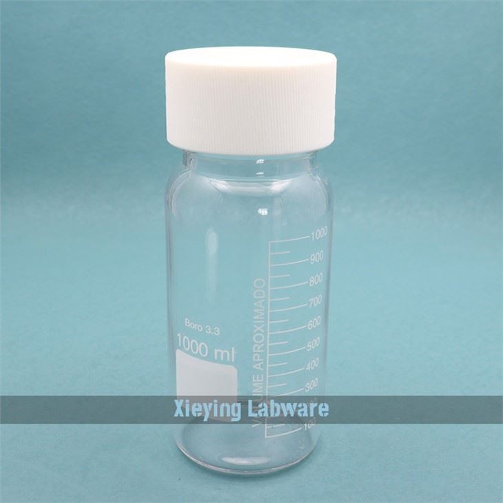 Reagent Bottle with Blue GL80 Lid
