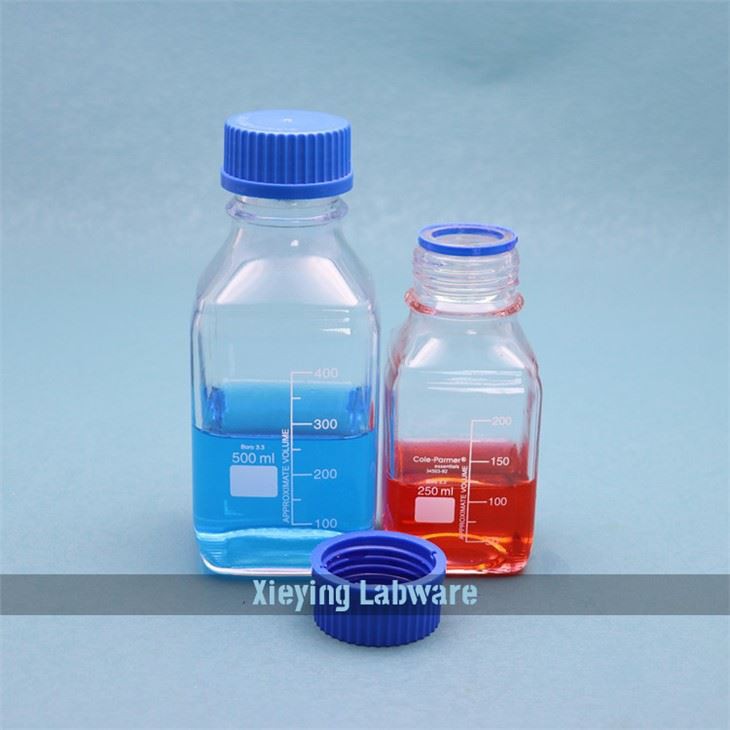 glass square bottle