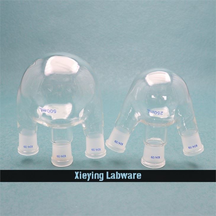 glass boiling flask 3 Neck